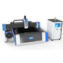 Máquina de corte a laser de fibra de 3000w Placa de metal de corte e tubos SF3015M